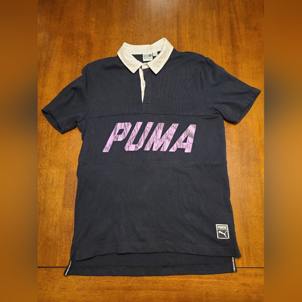 Men's Puma Short Sleeve Rugby Shirt Size Medium